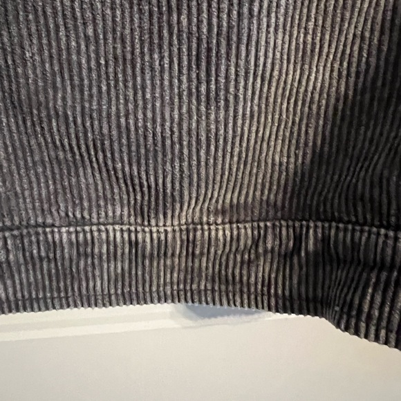 #3310. LCRRRN Cropped Corduroy Gray Jacket. Women's Size M - Picture 6 of 10